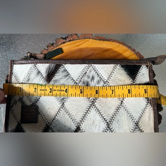 STS Ranchwear Black, Brown and White Patchwork Leather Holder - Picture 8 of 9